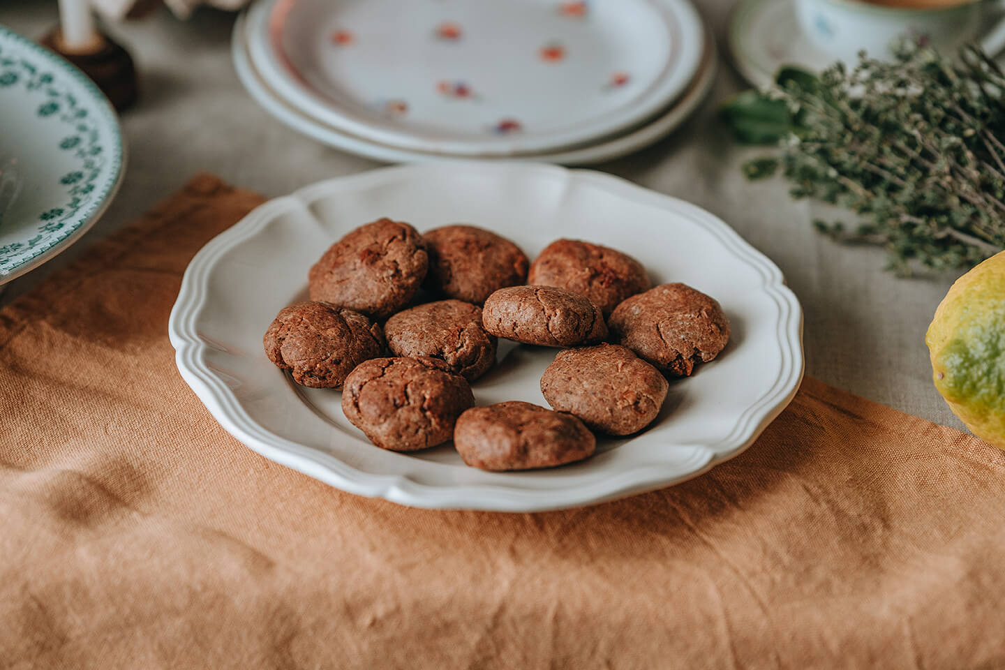 Dried Fig and Date Cookies